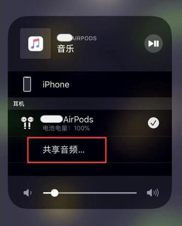 信州苹果14音频维修点分享iPhone14音频共享设置方法 