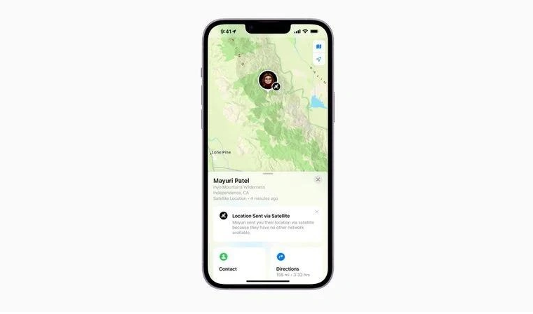 信州苹果14维修分享iPhone14系列中 FindMy功能通过卫星分享位置方法教程 