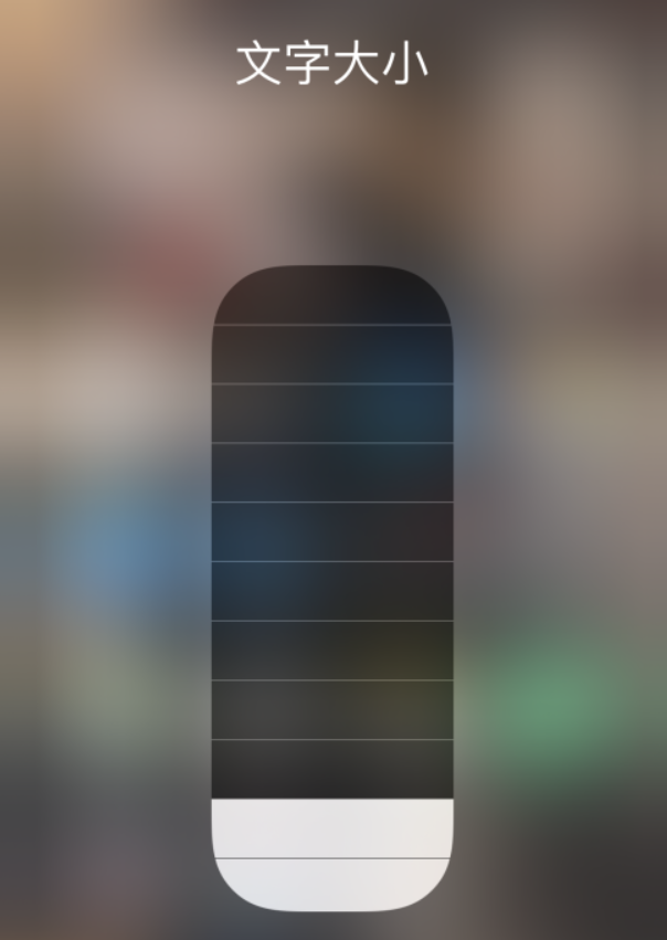 信州苹果手机维修分享小技巧：在 iPhone 控制中心快速调节字体大小 
