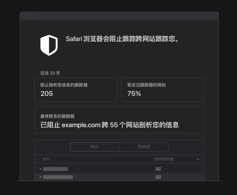 信州苹果手机维修分享如何在 Safari 浏览器中查看和打开隐私报告 